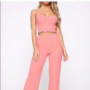 Fashion nova set pink s